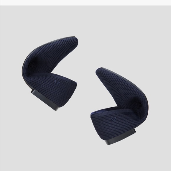 Vivia Square-Toe Loafers (Samantha) Sz 38 in Navy - Picture 3 of 16